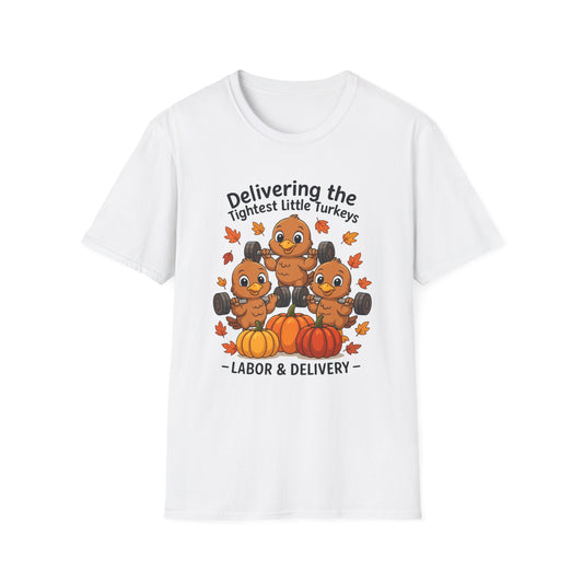 Delivering Tightest Little Turkeys Fall Fitness T-shirt