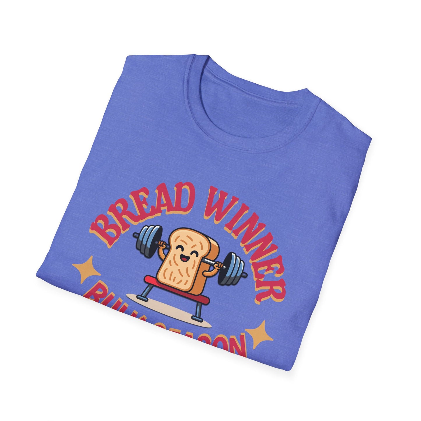 Powerlifting Humour Bread Winner Unisex T-Shirt - Genz Millenial Fitness Apparel