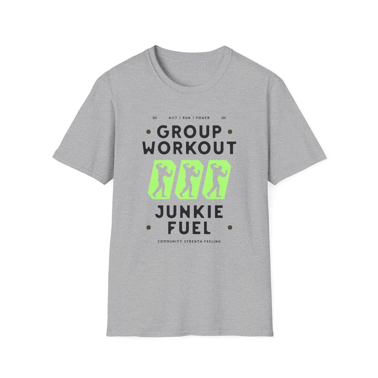HIIT Group Junkie Fuel - Genz Millenial T-Shirt