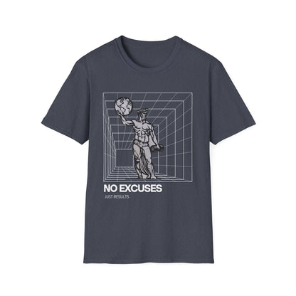 No Excuses Just Results Gym T-shirt
