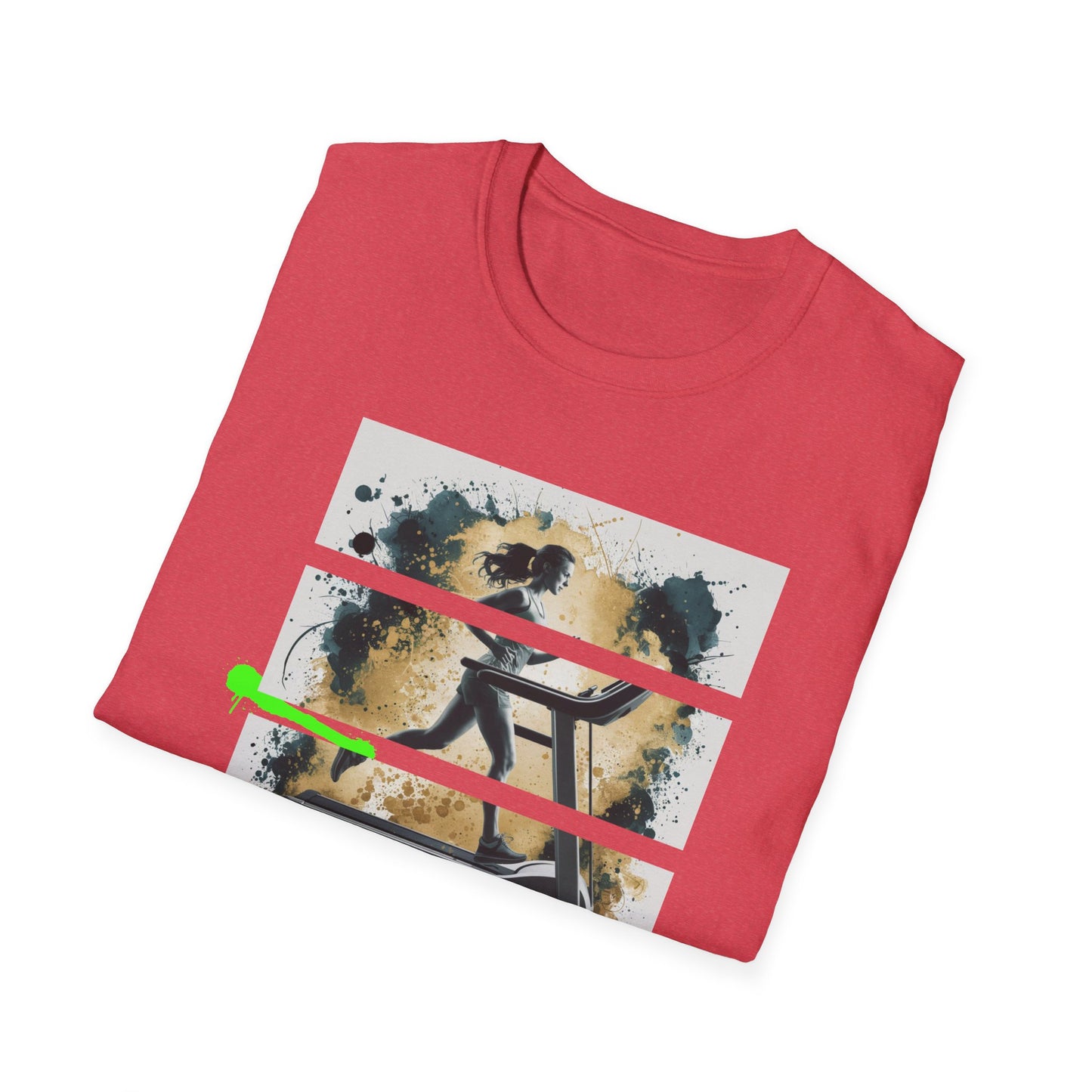Run Fast Lift Heavy Gym Treadmill T-Shirt