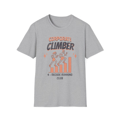 Fit-over 40 Corporate Climber Running Club T-Shirt Design