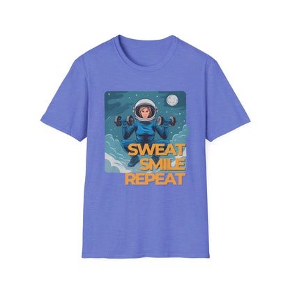 Sweat Smile Repeat Gym T-Shirt