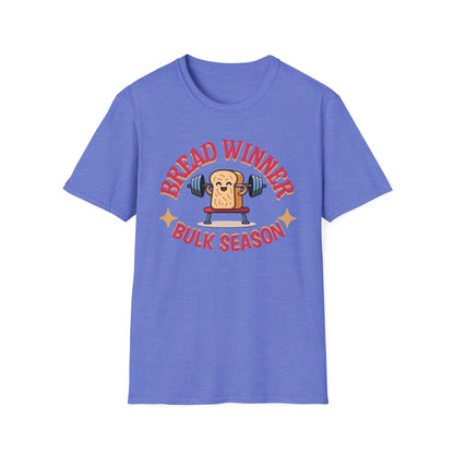 Powerlifting Humour Bread Winner Unisex T-Shirt - Genz Millenial Fitness Apparel