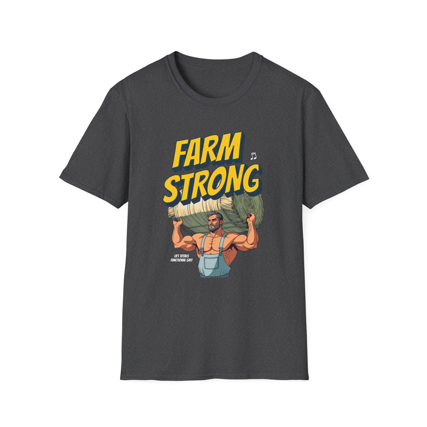 Powerlifting Rural Farm Strong T-Shirt