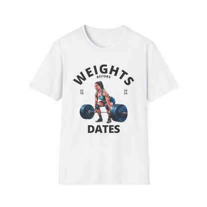 Weights Before Dates Gym T-Shirt
