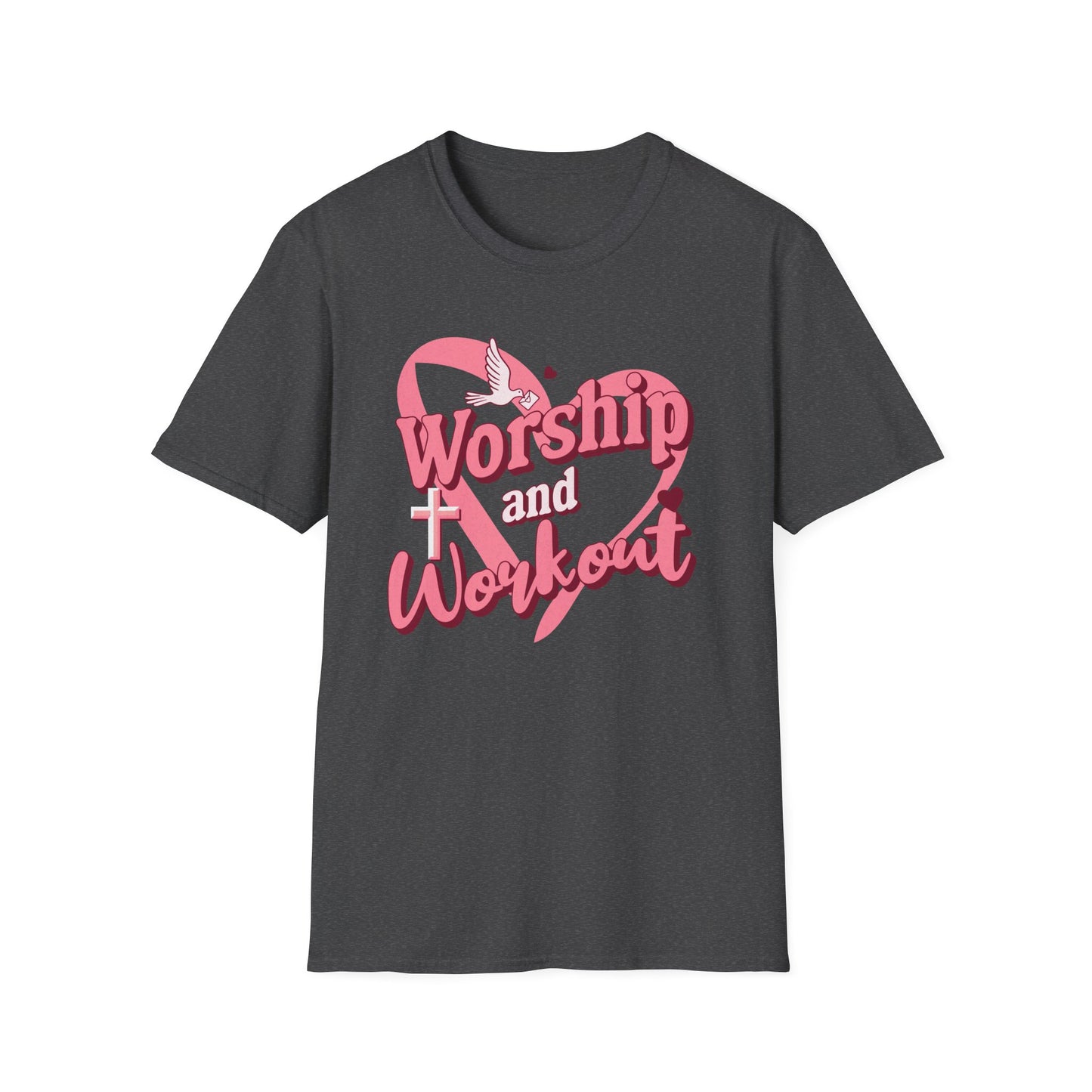Workout & Worship - Faith-Based Fitness T-Shirt 2