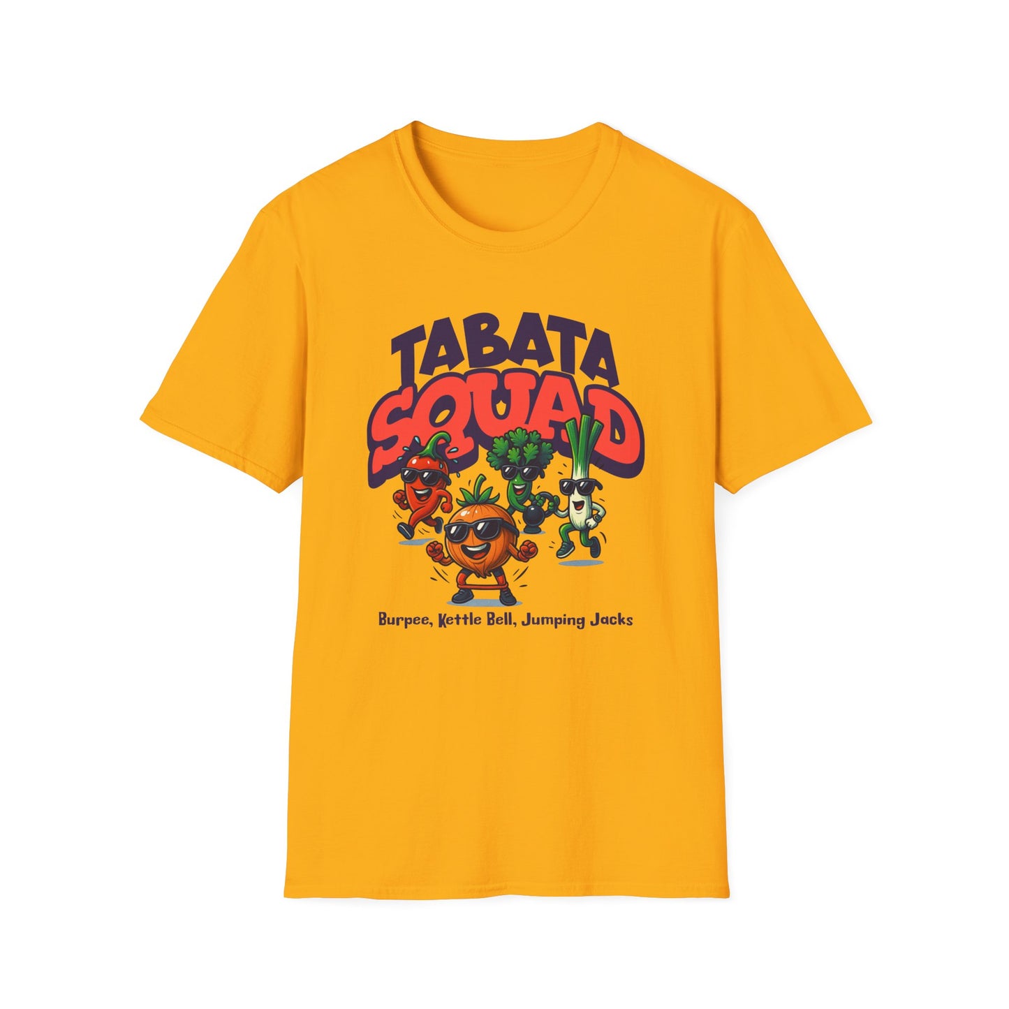 HIIT Tabata Foodie Squad Genz Millenial T-Shirt