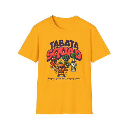 HIIT Tabata Foodie Squad Genz Millenial T-Shirt