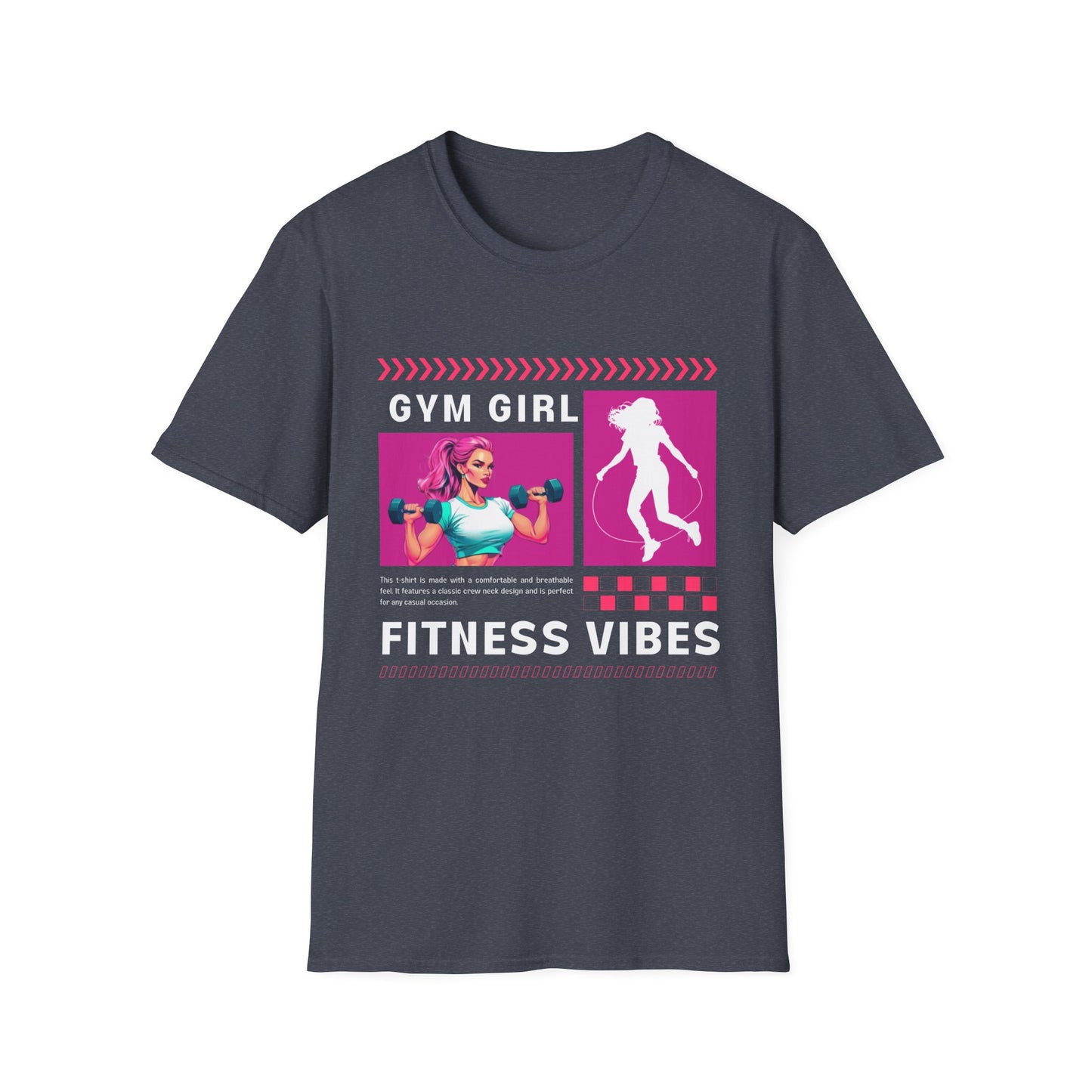 Gym Girl Fitness Vibes Gym T-shirt
