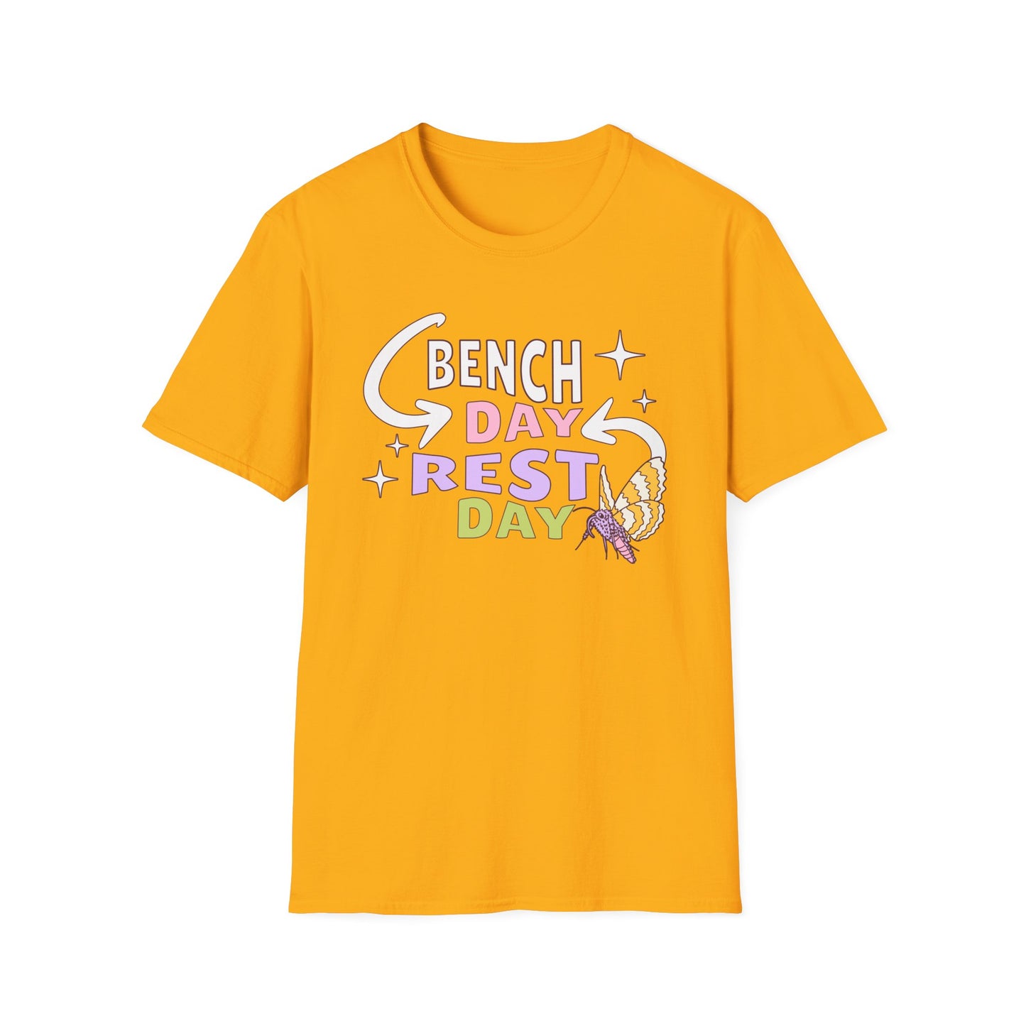Powerlifting Bench Day Rest Day Genz Millenial Fitness T-Shirt