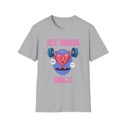 Fit Heart Vibes Only Gym T-Shirt