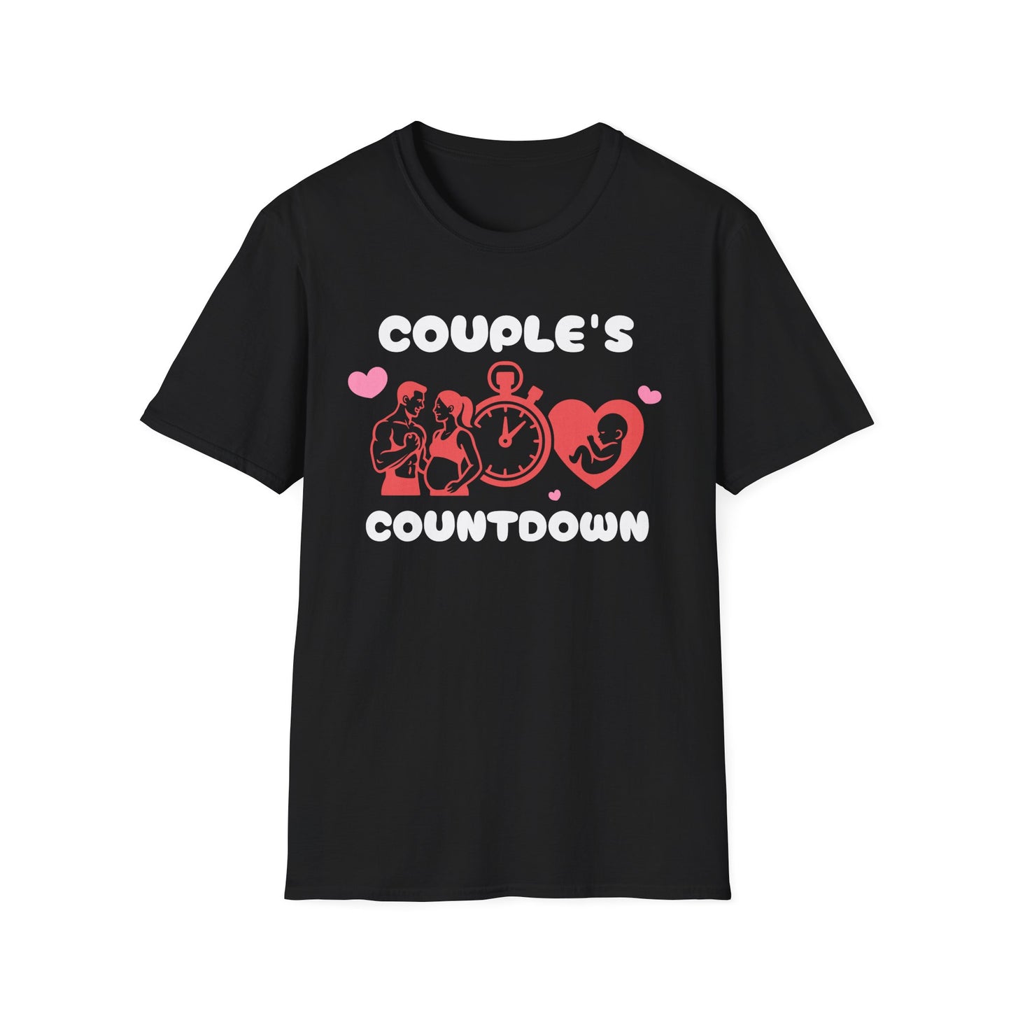 Fitness T-Shirt - Couple's Contraction Count Pre/Postnatal