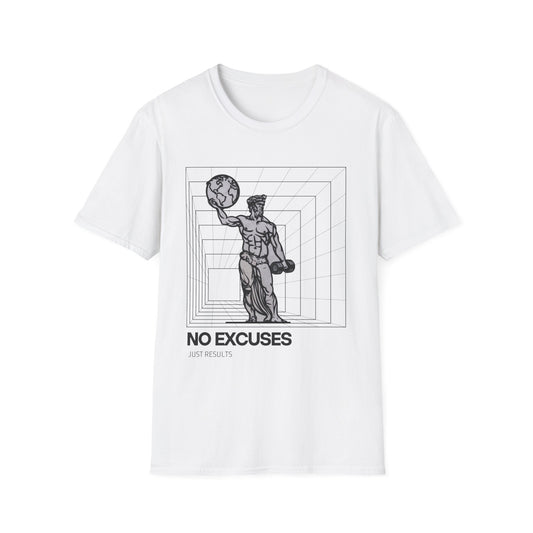 No Excuses Just Results Gym T-shirt