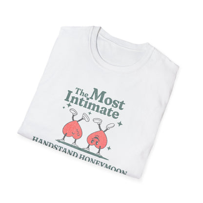 Couples Fitness T-Shirt - Calisthenics Handstand Honeymoon