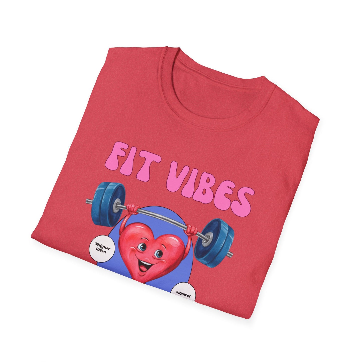 Fit Heart Vibes Only Gym T-Shirt