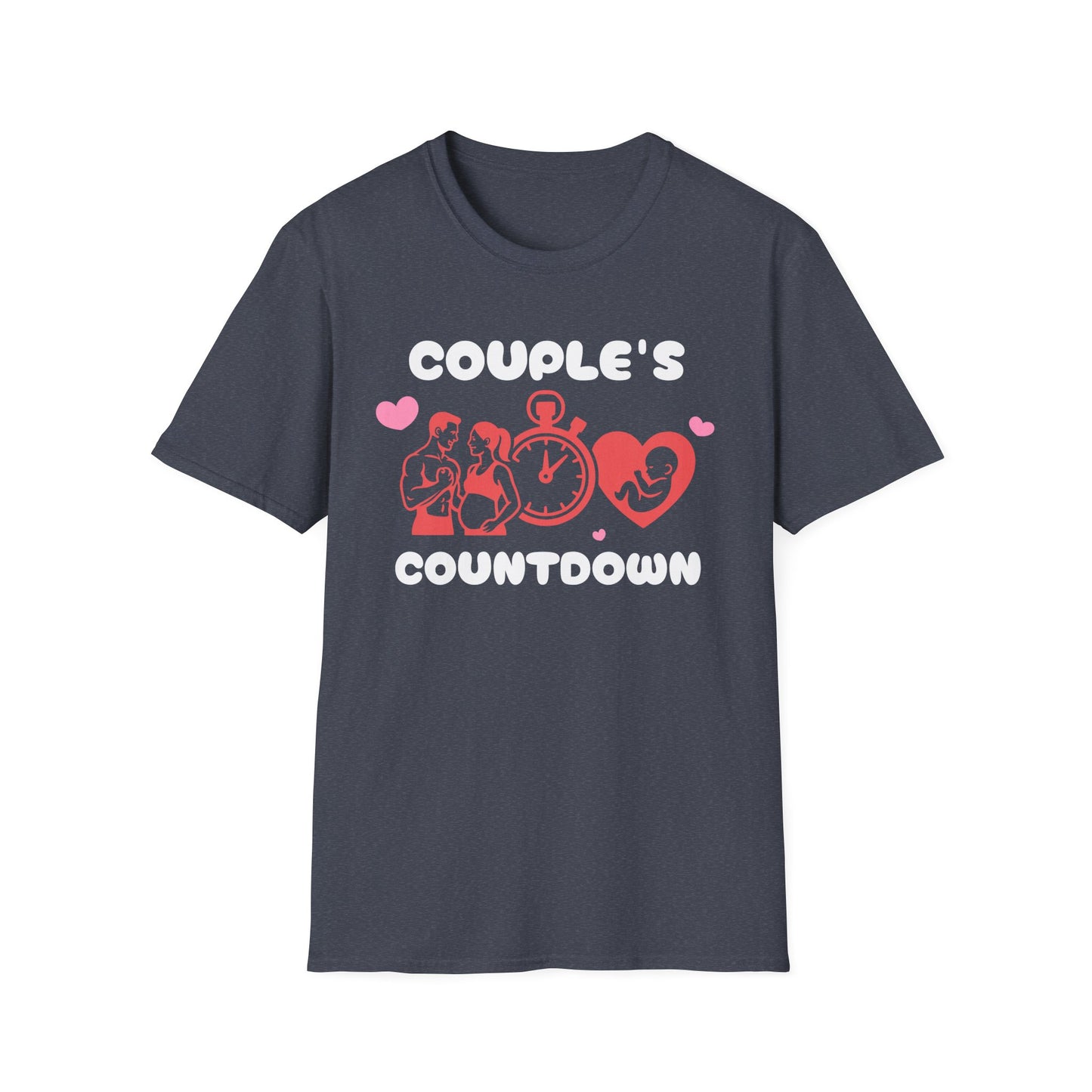 Fitness T-Shirt - Couple's Contraction Count Pre/Postnatal