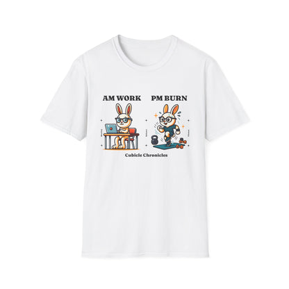Corporate Fitness T-Shirt - HIIT AM Work PM Burn