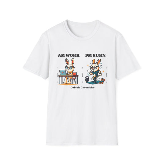 Corporate Fitness T-Shirt - HIIT AM Work PM Burn