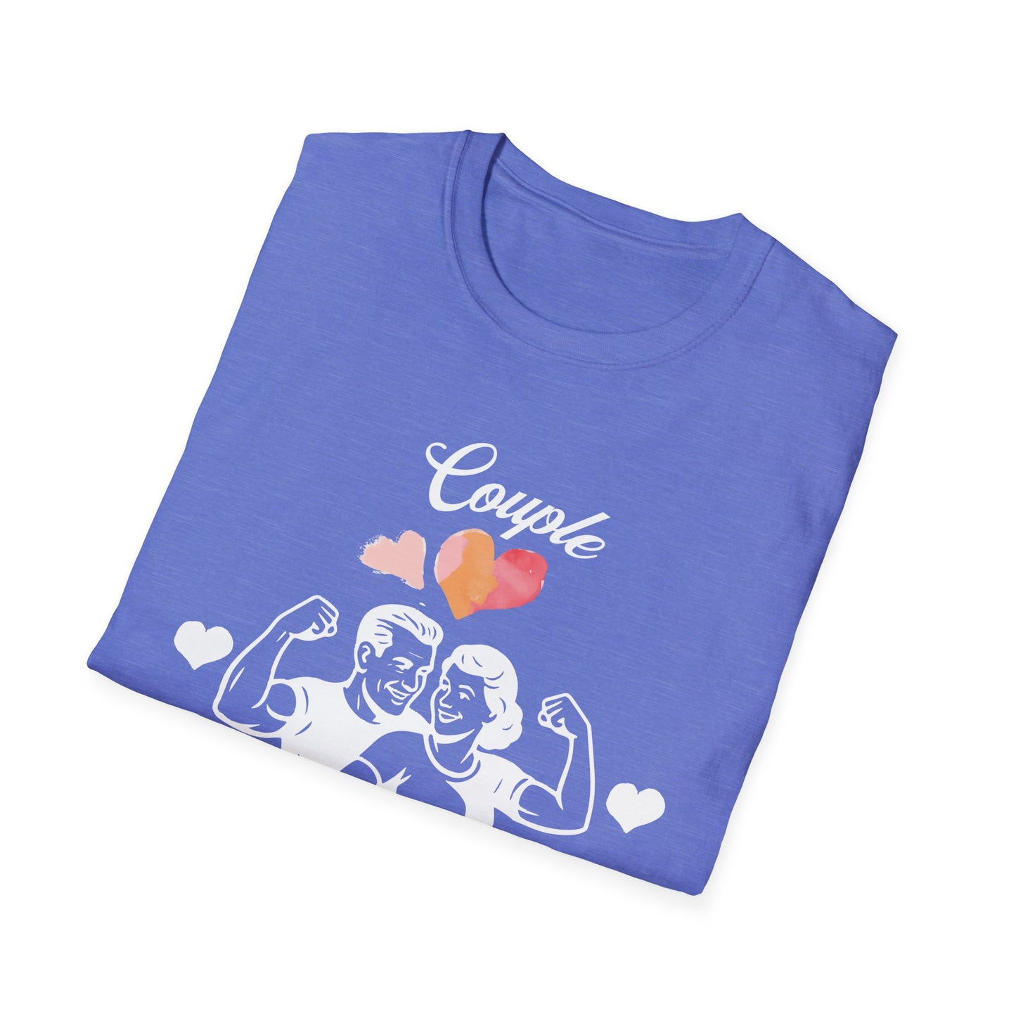 Fit Over 40 Muscle Couple Midlife Softstyle T-Shirt
