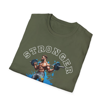 Stronger Than Yesterday Gym T-shirt