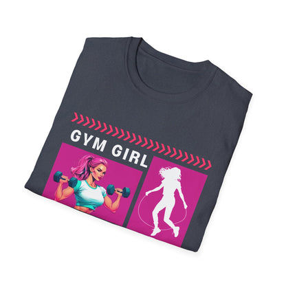 Gym Girl Fitness Vibes Gym T-shirt