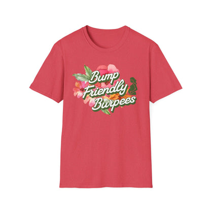 Maternity Fitness T-Shirt - Bump Friendly Burpees Pre/Postnatal Design