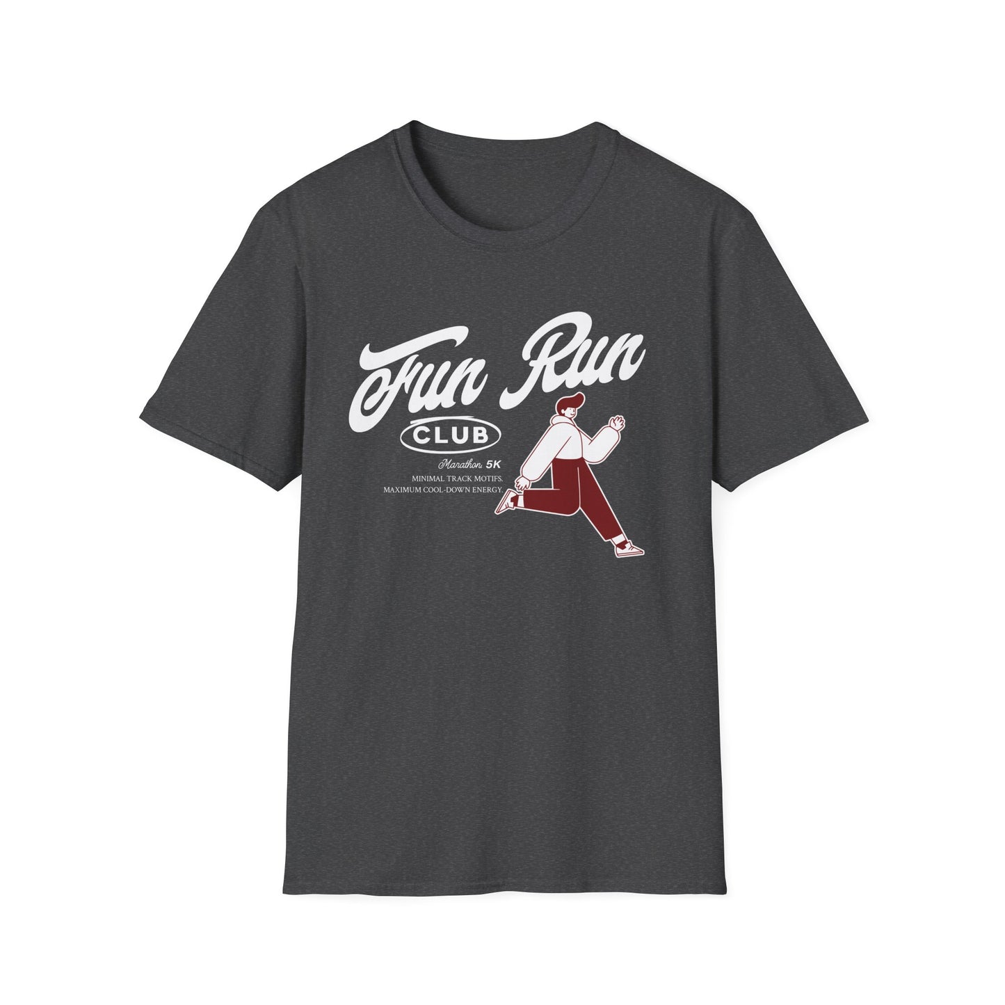 Running Marathon 5K Club - Genz Millenial Fitness T-Shirt
