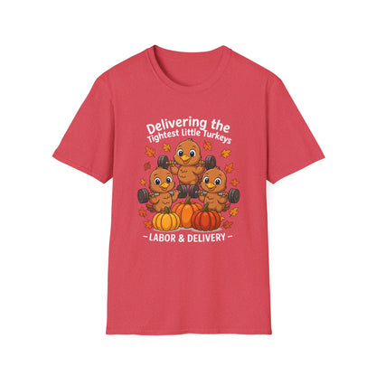 Delivering Tightest Little Turkeys Fall Fitness T-shirt