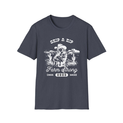 Rural Fitness T-Shirt - Grip-n-Rip Design