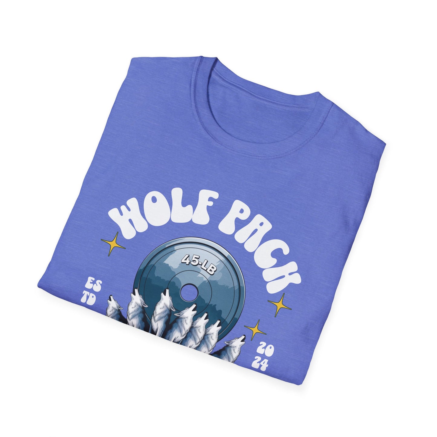 Powerlifting Wolf Pack T-Shirt - Genz Millenial Streetwear