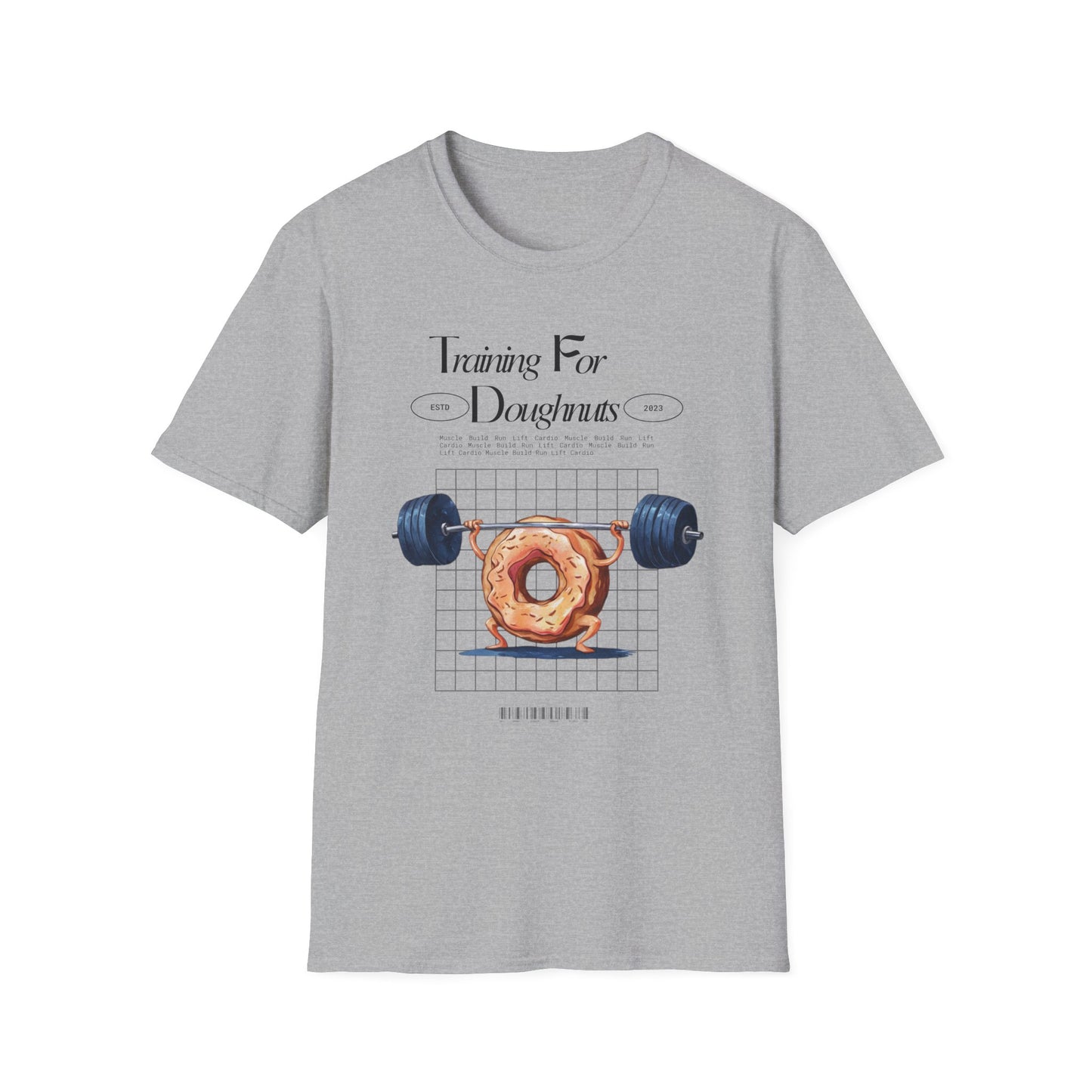 Training for Doughnuts Gym T-Shirt