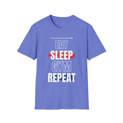 Eat Sleep Gym Repeat Gym T-shirt