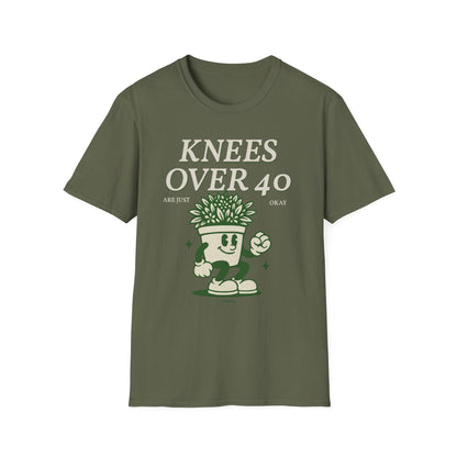 Fit Over 40 Knees Over 40 OK Unisex Softstyle Tee Shirt