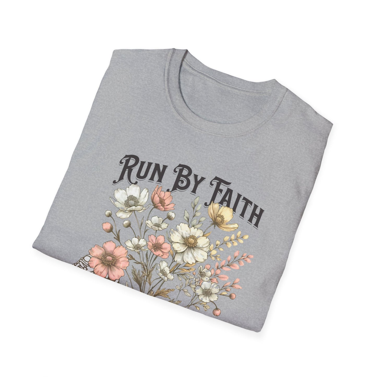 Running Run By Faith - Fitness T-Shirt