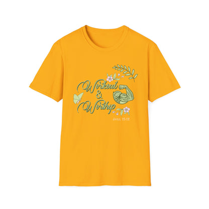 Workout & Worship - Faith-Based Fitness T-Shirt