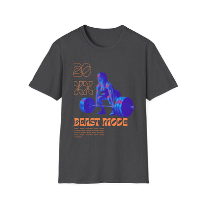 20XX Beast Mode Lady Gym T-Shirt