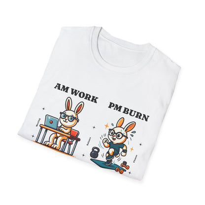 Corporate Fitness T-Shirt - HIIT AM Work PM Burn