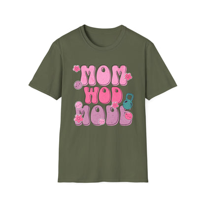 CrossFit Moms WOD Mode - Couple Fitness T-Shirt