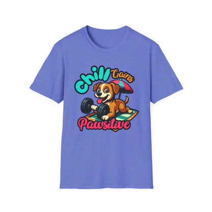 Chill Gains of Workout & Worship - Faith-Based Fitness T-Shirt 2