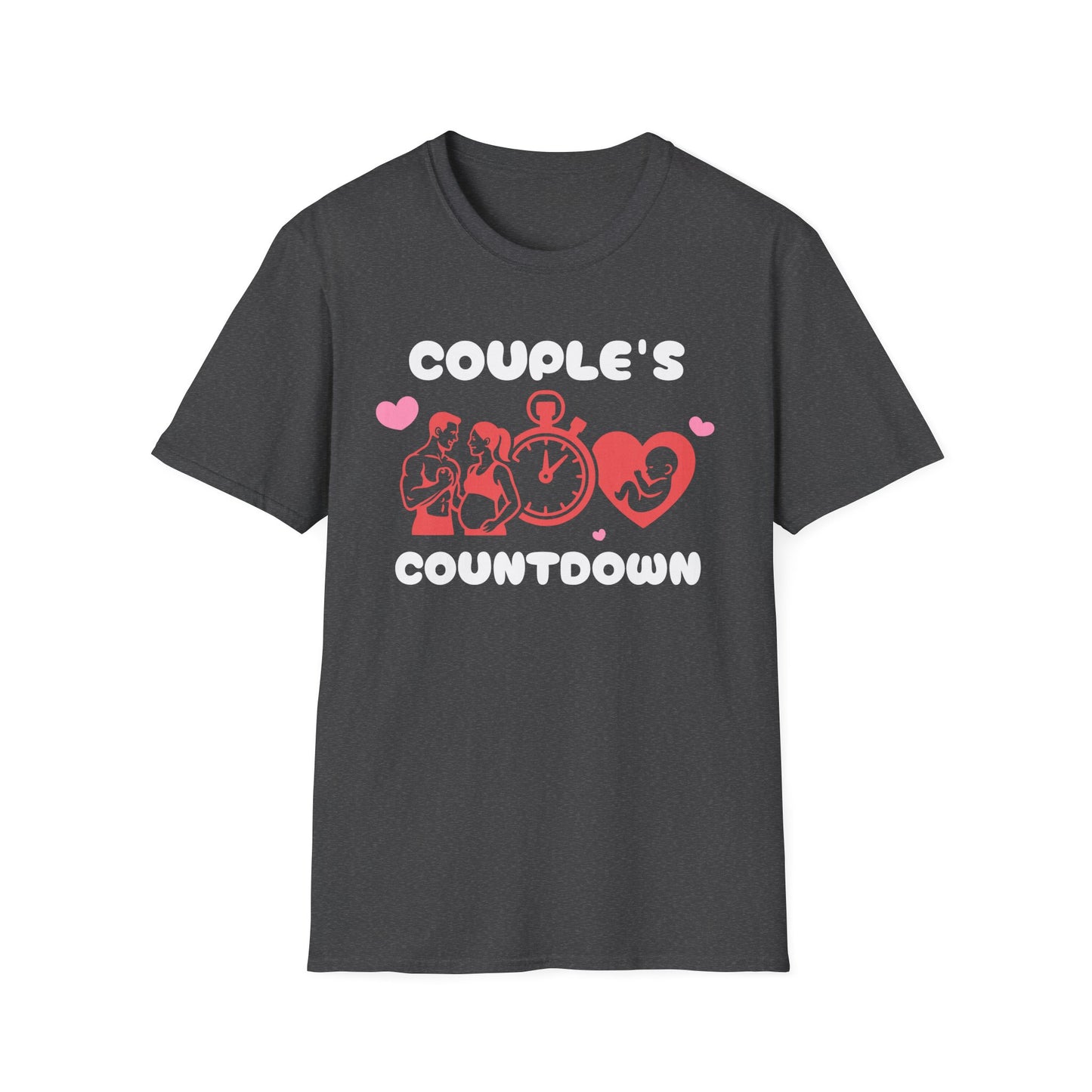 Fitness T-Shirt - Couple's Contraction Count Pre/Postnatal