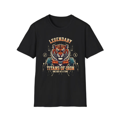 Powerlifting Titans Unisex T-Shirt for Genz Millenials - Fitness Apparel