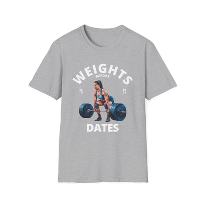 Weights Before Dates Gym T-Shirt