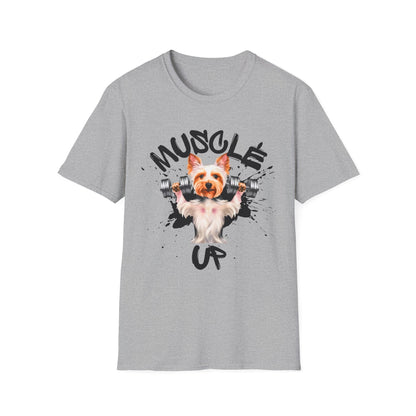 Muscle Up Dog Gym T-Shirt