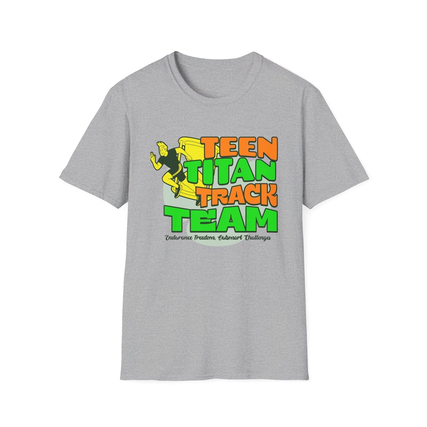 Running Teen Titan Track Team - Genz Millenial T-Shirt