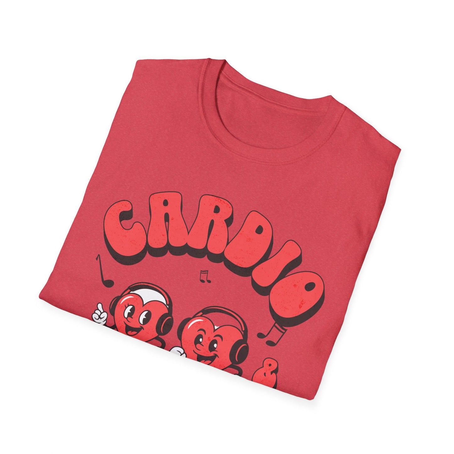 Fitness Running Cardio Karaoke Unisex T-Shirt Fit-over 40 Couples