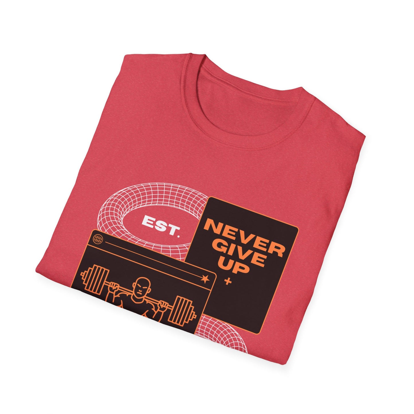 Never Give Up Est. 2025 Gym T-shirt