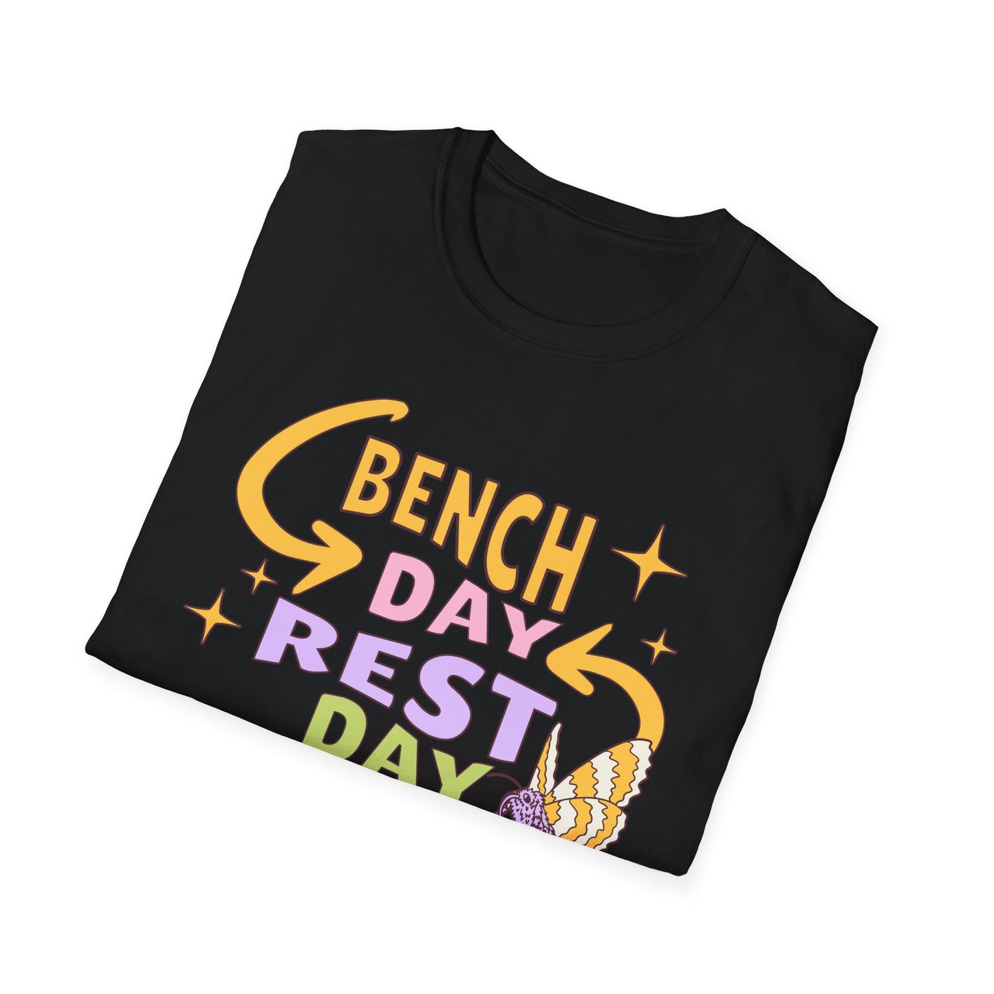 Powerlifting Bench Day Rest Day Genz Millenial Fitness T-Shirt