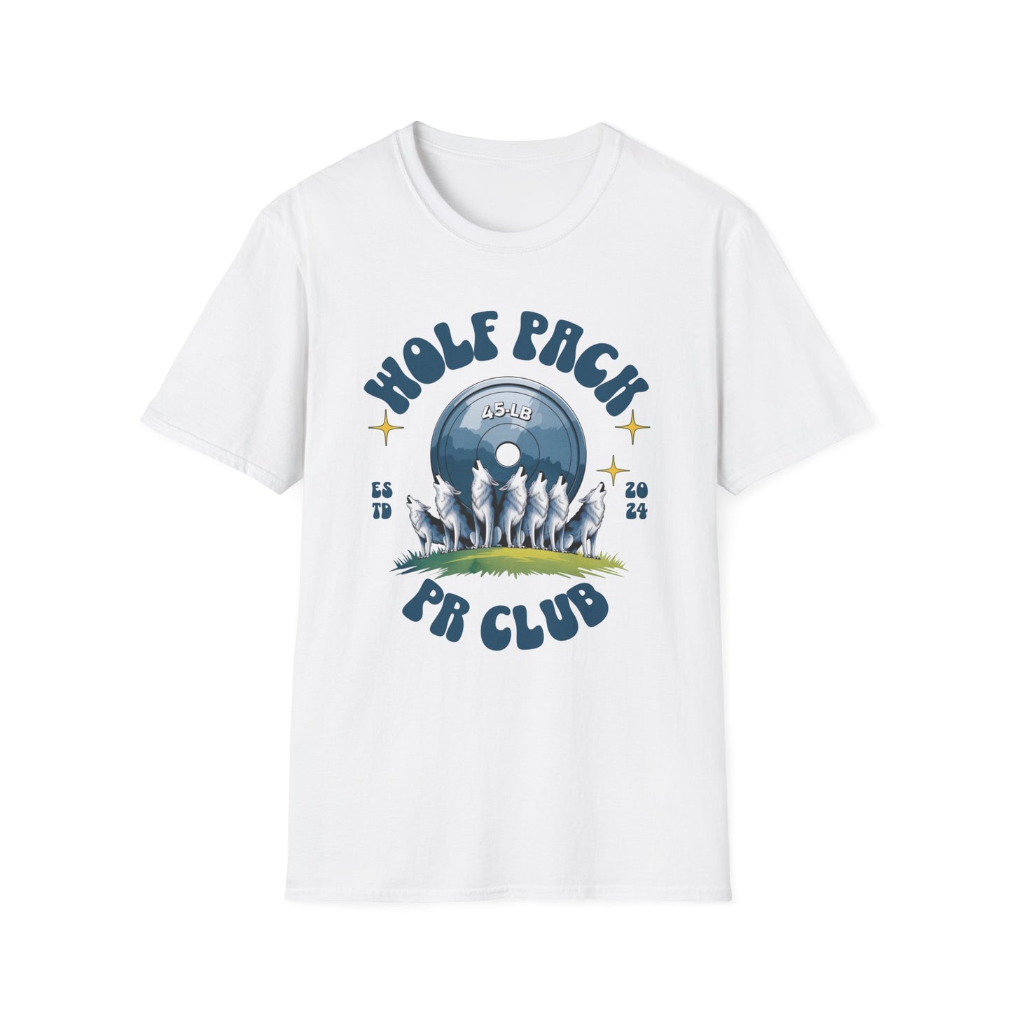Powerlifting Wolf Pack T-Shirt - Genz Millenial Streetwear