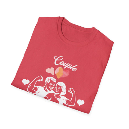 Fit Over 40 Muscle Couple Midlife Softstyle T-Shirt
